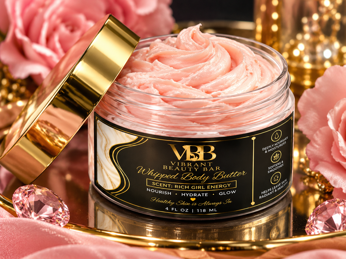 Rich girl energy whipped body butter